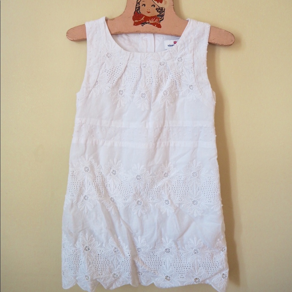 Vineyard Vines White Eyelet Dress
